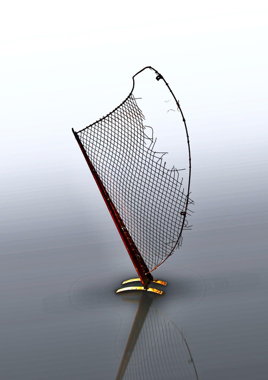 The Harp. 2021, welded metal