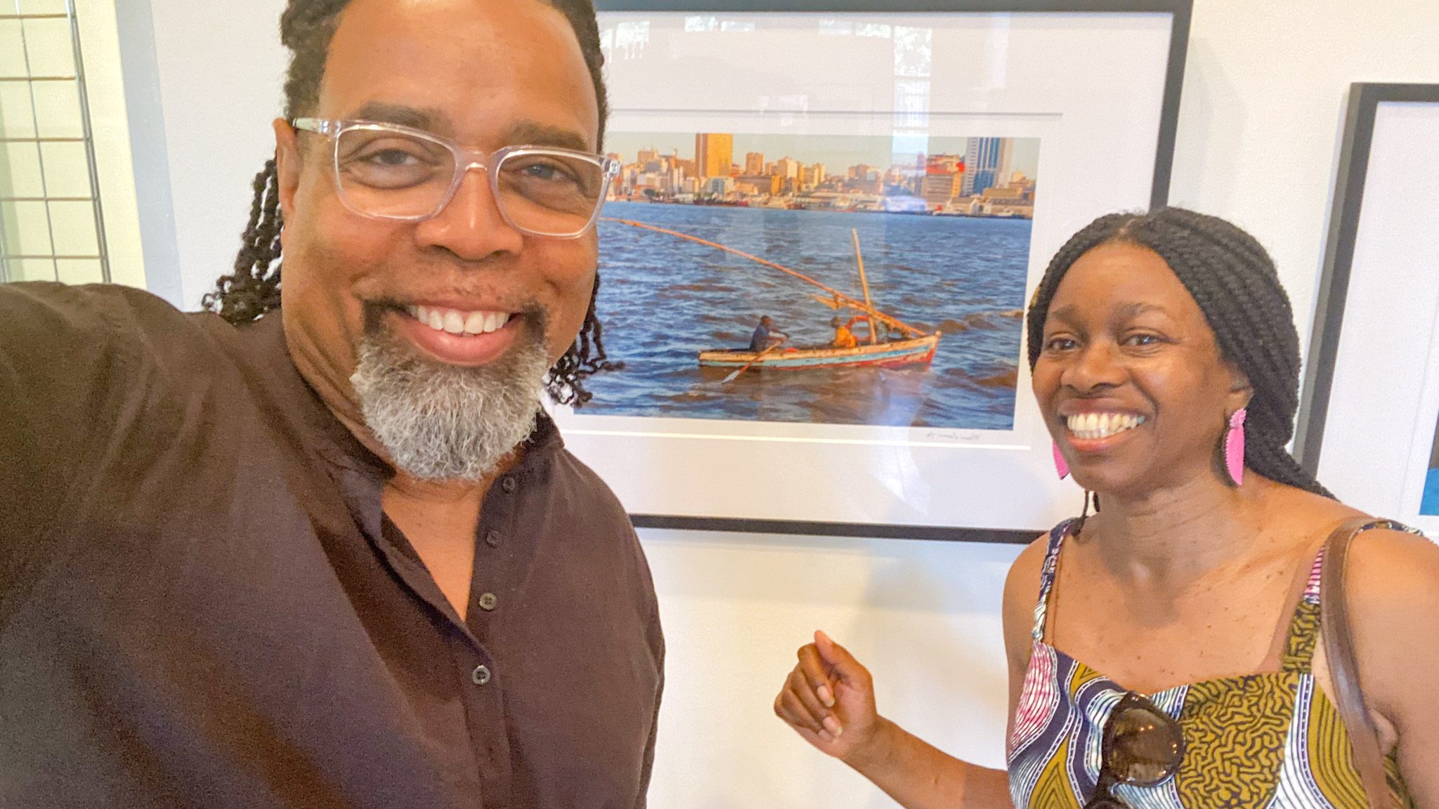 Marvin Bowser boat and NYC photo Marvin Bowser boat and NYC photo